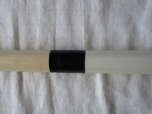 Meucci Break Cue with Maple Shaft - White