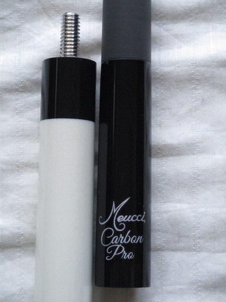 Meucci Break Cue with Carbon Shaft - White