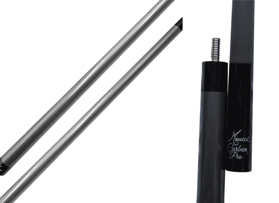 Meucci Break Cue with Carbon Shaft - Gun Metal