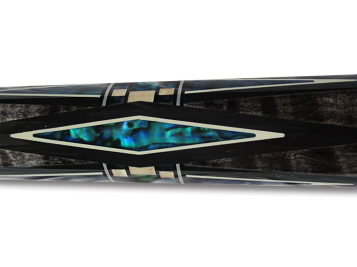 Meucci BMC Mini Diamond Cue - ブルーパウア貝