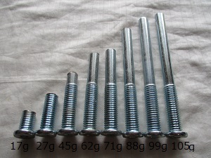 McDermott Custom Weight Bolt for 75-EXT (1本)